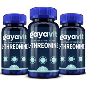 L-Threonin - 270 gélules - formation de collagène et délastine - synthèse des protéines - système nerveux - acides aminés