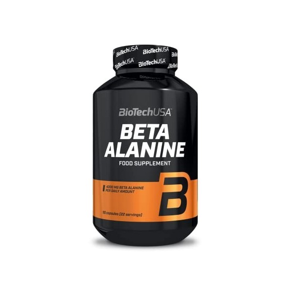 BioTechUSA Beta Alanine, Complément alimentaire en gélule contenant du bêta-alanine, 90 gélules