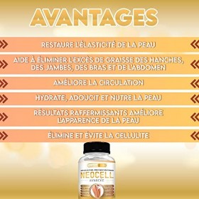 Puissant anti-cellulite et réducteur intensif | Gélules anti-cellulite | Elimine efficacement la peau dorange | Formule comp