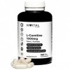 L-Carnitine pure 1000 mg. 180 gélules vegan. La L Carnitine vous aide à perdre du poids et à brûler les graisses. Augmente l