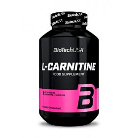 Biotech USA L-CARNITINE 1000 60 Comprimés | Gestion du poids | Transforme la graisse corporelle en énergie | Brûleur de grais