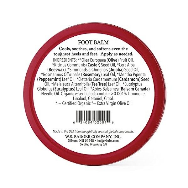 Badger Foot Balm: Badger Foot Balm