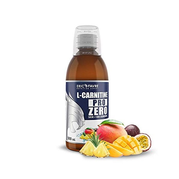 L-CARNITINE LIQUIDE PRO ZERO - L Carnitine Vegan Enrichi au Thé Vert - BRULE GRAISSE sans sucre pour Sportifs - Boisson Mince