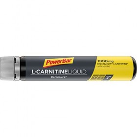 Powerbar L-Carnitine Liquid Ampoules 20x25ml - Complément alimentaire avec 1000 mg de L-carnitine et vitamine B6