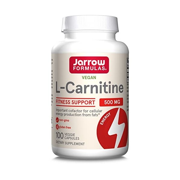 Jarrow Formulas - 100 Comprimés L-Carnitine 500 - 500 mg