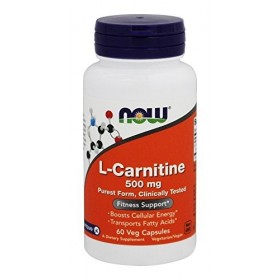 L-Carnitine, 500 mg, 60 Vcaps - Now Foods
