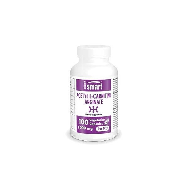 Acetyl L Carnitine Arginate 1000 mg Par Jour - Aide à la Production dÉnergie Cellulaire - Neuroprotection - Brûle-Graisses -