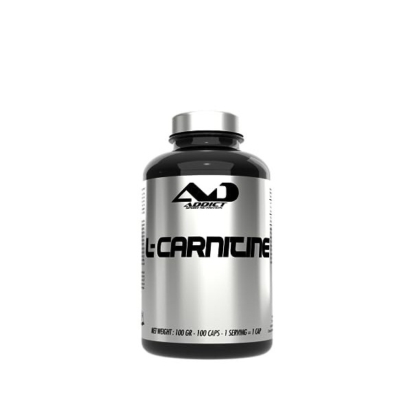 carnitine 100 caps | énergie | brûle graisse | addict sport nutrition 100 caps 