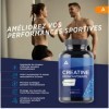 Bodyathlon- Créatine Monohydrate Creapure®- 240 comprimés- Creatine pure 3000mg- Qualité garantie– Augmentez votre masse musc