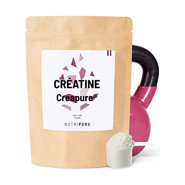 NUTRIPURE • CRÉATINE monohydrate CREAPURE® 100% Pure • pour la Force Musculaire • Idéale pour les Sports Intensifs et la Musc