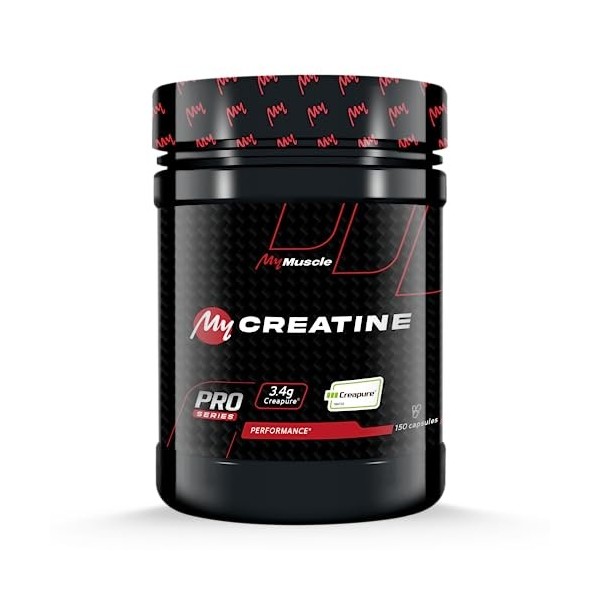 MyMUSCLE - My Creatine - Créatine Monohydrate en Poudre Label Creapure® - Saveur Neutre 300g - 88 Portions