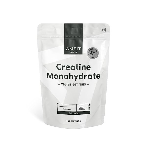 Amfit Nutrition Monohydrate de créatine micronisé - 500g, 147 portions