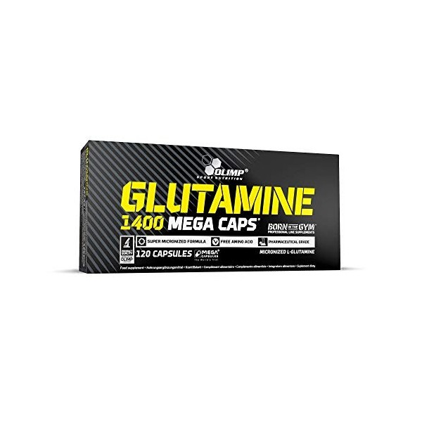 OLIMP SPORT NUTRITION L-glutamine 1400 Mega Caps 120 Capsules