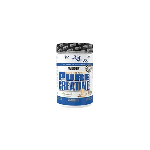 WEIDER Pure Creatine Powder - Creapure Creatine Monohydrate 600g pour la force et la puissance