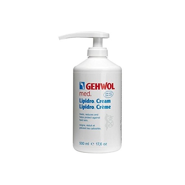 Gehwol Med Lipidro Distributeur de crème pour les pieds 500 ml