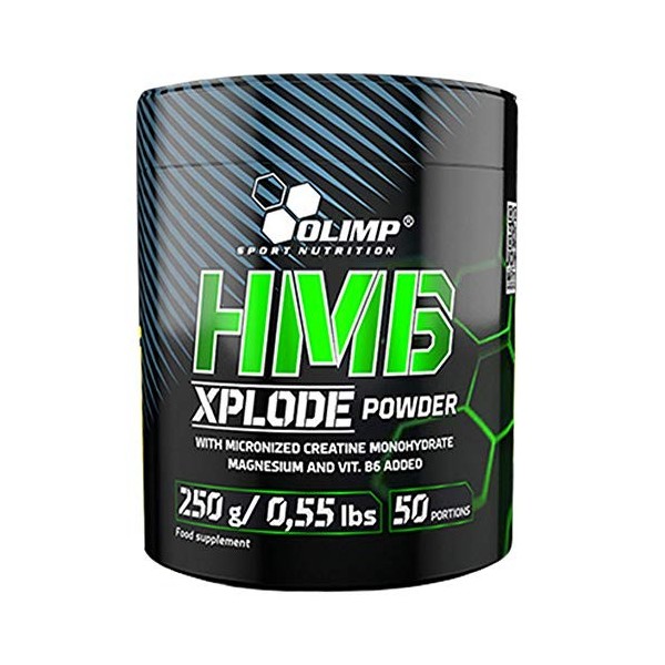 Olimp Sport Nutrition | Hmb Xplode Powder 250g | HMB | Association explosive dHMB et créatine ! - Orange