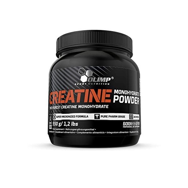 OLIMP SPORT NUTRITION Créatine Monohydrate Poudre 550 g