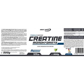 Best Body Nutrition Premium Croissance et Support Musculaire Créatine Monohydrate 500 g