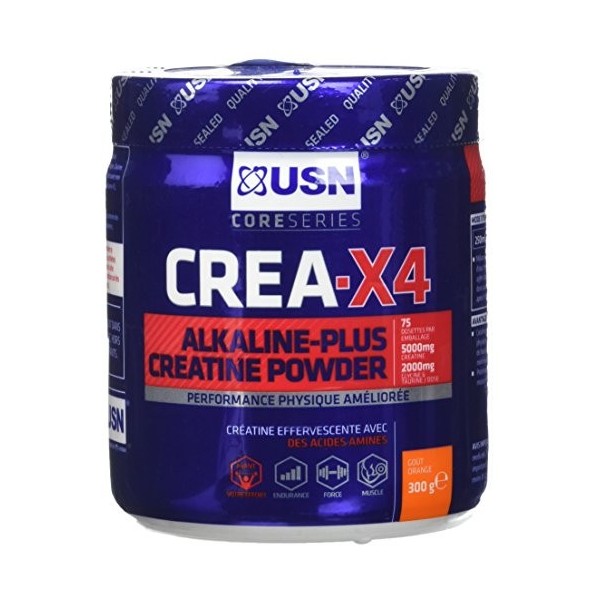 USN CREA-X4 Créatine/Poudre dAmino 300 g
