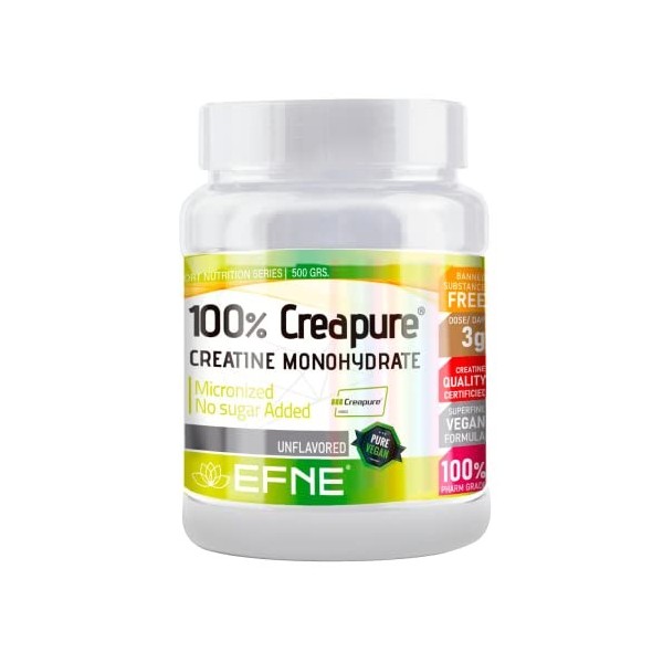 Creátine monohydrate 100% pure CREAPURE | 300 g | Idéale pour les sports intensifs et la musculation | Vegan | Solubilité opt