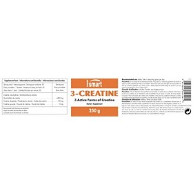 3-Creatine - 3 Formes de Créatine monohydrate, phosphate, pyruvate - Contribue à Accroître le Volume et la Force Musculaire