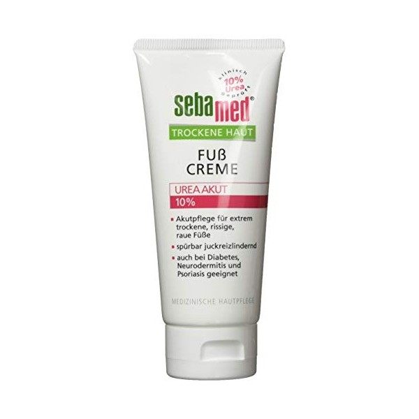 Sebamed Crème peaux sèches pour les pieds 10 % Urea 100ml