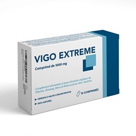 VIGO EXTREME 1000 MG | 10 Comprimés Sans Aucune Contre-Indication | Made In Italy | Énergisant Naturel Avec Tribulus, Maca, M