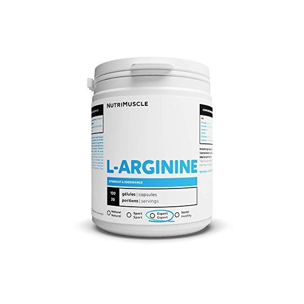 L-Arginine Extra-Pure | Arginine japonais BioKyowa • Pre workout • Sans OGM • Pour la congestion, la force, et lendurance • 