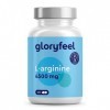 L-Arginine Pure et Hautement Dosée 365 Capsules , 2 Mois dApprovisionnement, 4.500 mg dArginine HCL dont 3.750 mg de L-Arg