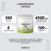 Arginine Base gélules vegan hautement dosé - fermenté testé en laboratoire - 4500mg 100% pure L-Arginine végétale pour hommes