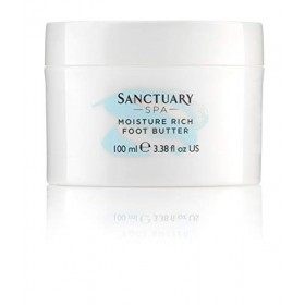 Sanctuary Spa Crème pour les pieds, beurre hydratant pour les pieds, végétalien et sans cruauté envers les animaux, 100 ml