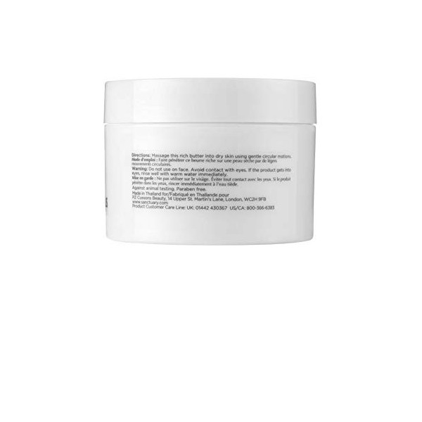 Sanctuary Spa Crème pour les pieds, beurre hydratant pour les pieds, végétalien et sans cruauté envers les animaux, 100 ml