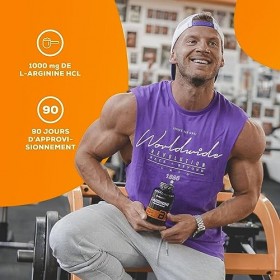 BioTechUSA L-Arginine, Complément alimentaire contenant de L-arginine en mega gélules, 90 gélules