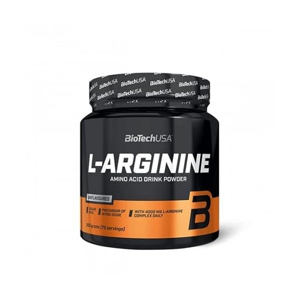 Biotech Usa | L-arginine 300g | Arginine | 3g de L-arginine pure par jour