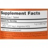 Now Foods, Double Strength L-Arginine, 1000 mg, 120 comprimés végétaliens, acide aminé