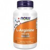 Now Foods, L-Arginine, 500mg, 100 Capsules végétaliennes, Acide Aminé, Végétarien, Testé en Laboratoire, Sans Gluten, Sans So