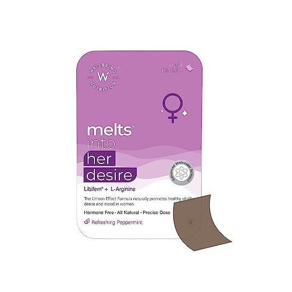 Green Velly WN melts Her Desire 30 Oral Strips | Libifem, L-Arginine, Ashwagandha & Vitamin E | Increase Drive and Energy i