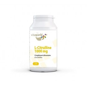 Vita World L-Citrulline 1000 mg Hautement Dosé 240 Comprimés Végétarien comprimé biodisponibilité élevée