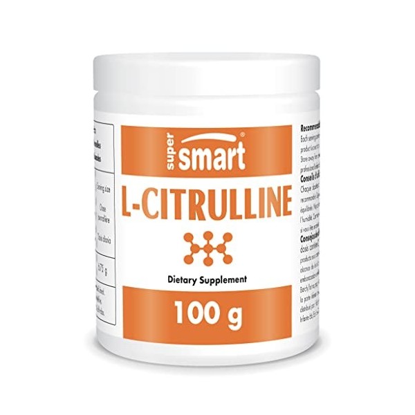 L-Citrulline en Poudre - Pre-Workout - Vasodilatateur - Contribue à une Synthèse Musculaire Optimale - Aide à Limiter les cra
