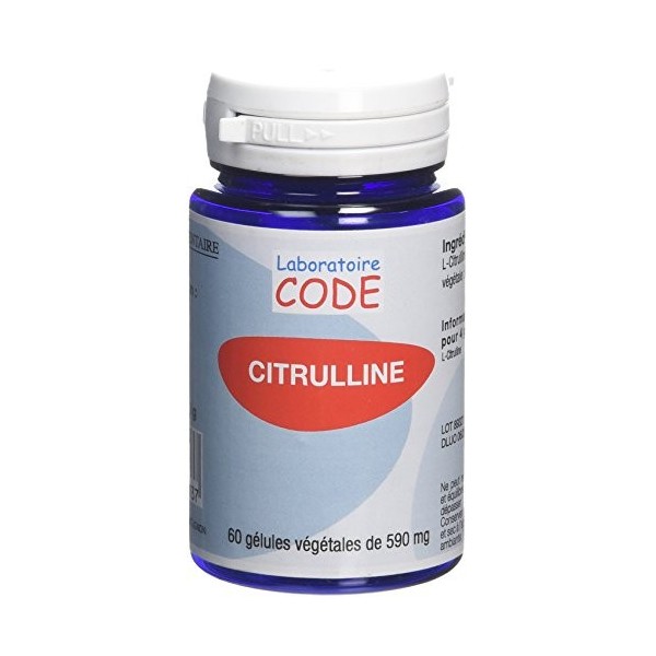 Laboratoire Code Citrulline 60 Gélules