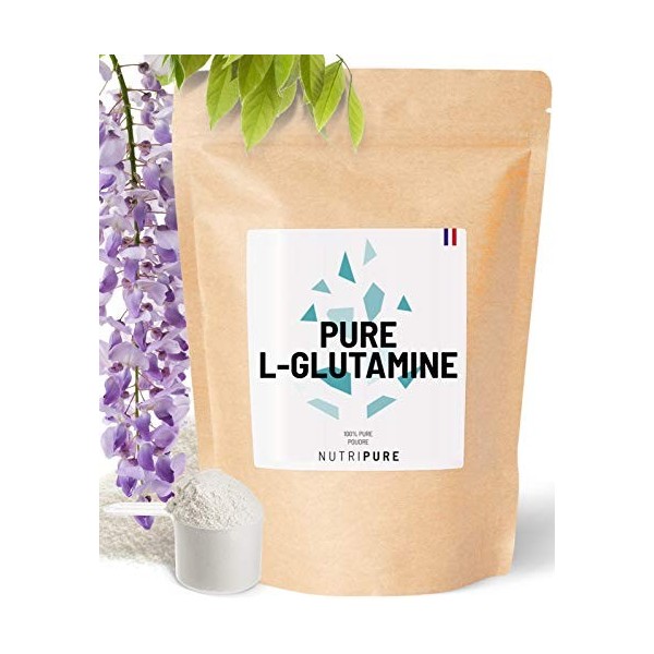 L-Glutamine Kyowa® végétale 100% pure • L-Glutamine en poudre • Complément Alimentaire • Acide Aminé • Récupération après lE