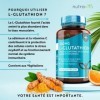 L-Glutathion 240 mg - 120 Gélules Vegan Haute Dose - Antioxydant avec NAC, Vitamine C, Sélénium, Curcuma et Chardon Marie - C