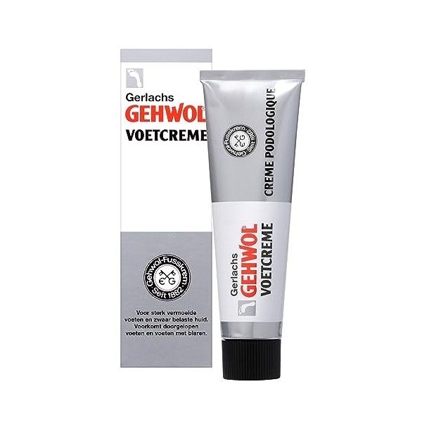 Gehwol 75ml Foot Cream, Strengthens Skin to Prevent Blisters