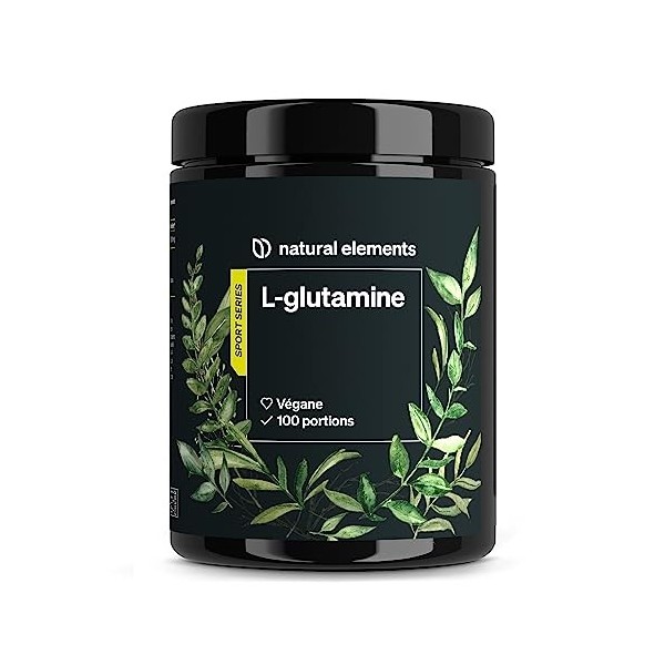 L-Glutamine en poudre – 500g – L-Glutamine pure – goût neutre – végétalien, hautement dosé, sans additifs – produit en Allema
