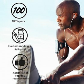 L-GLUTAMINE ACIDES AMINÉS VEGAN - Glutamine PRO ZERO -Poudre 100% Acide Amine Musculation - Pure Glutamine - Performance - Ex