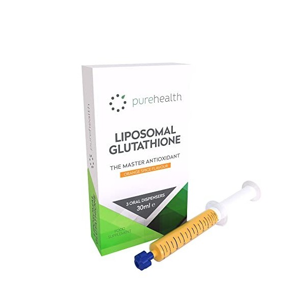 Glutathion liposomal le plus biodisponible 3 tubes Formule unique pour une absorption rapide