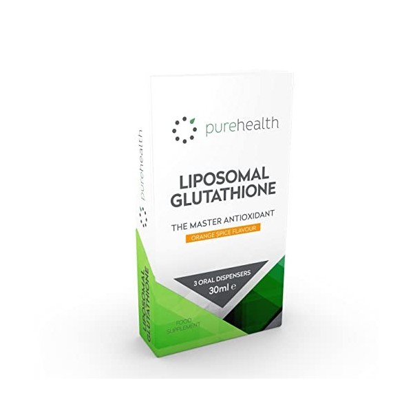 Glutathion liposomal le plus biodisponible 3 tubes Formule unique pour une absorption rapide