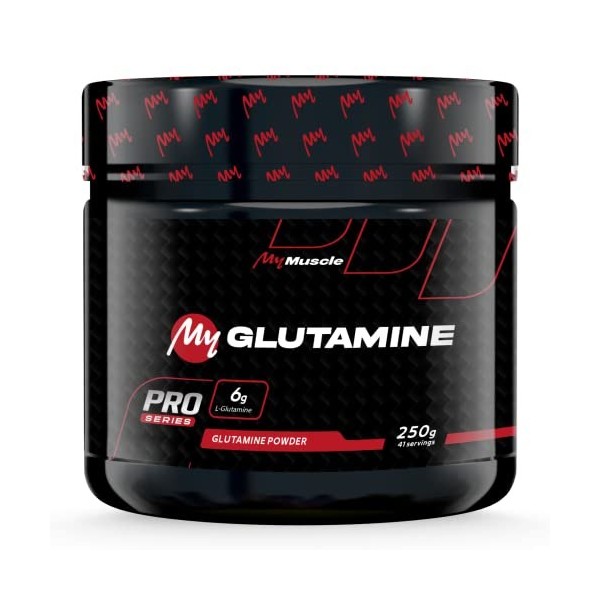 MyMUSCLE - My Glutamine - L-Glutamine en Poudre Label Kyowa® Quality - Saveur Neutre 250g - 41 Portions