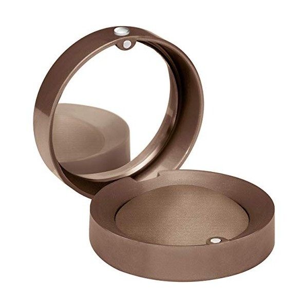 Bourjois Ombre à Paupières Petite Boîte Ronde Facile à Appliquer/Miroir Intégré Texture Poudre Crémeuse 10 Doré Olé, 1 Unité 