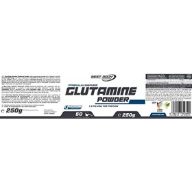 Best Body Nutrition Premium Complément Alimentaire Protéine L-Glutamine Pulver 250 g
